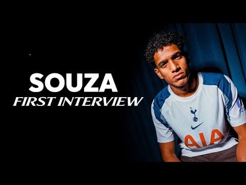 Souza's first Spurs interview! π§π·π¬