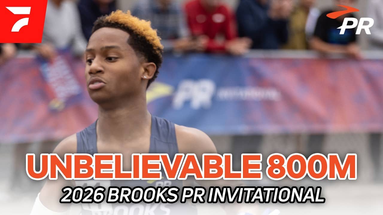 8th GRADER RUNS 1:54?! Nearly Breaks Cooper Lutkenhaus Meet Record | 2026 Brooks PR Invite