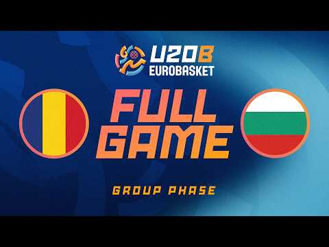 LIVE - Romania v Bulgaria | FIBA U20 Women's EuroBasket 2026 Division B | Group Phase