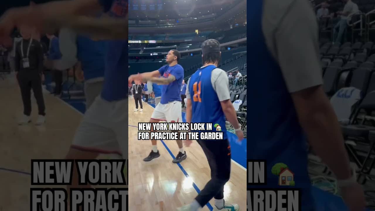 it’s good to be home. #nba #nyknicks #nbaplayoffs #nbafinals