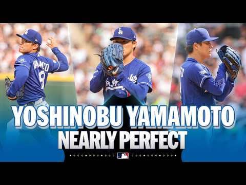 Yoshinobu Yamamoto takes a PERFECT GAME into the 8th inning for the Los Angeles Dodgers! 🤯