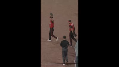 this final out was crazy 👀 #highlights #mlb #win