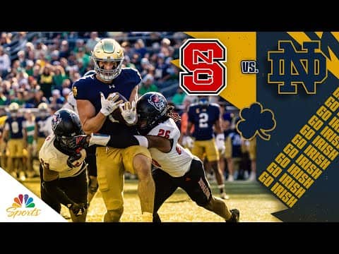 NC State vs. Notre Dame | COLLEGE FOOTBALL HIGHLIGHTS | 10/11/2025 | NBC Sports