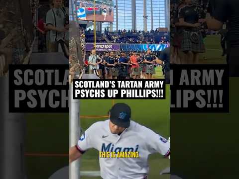 Tyler Phillips was amazed by Scotland's Tartan Army..as if he needed another reason to get fired up
