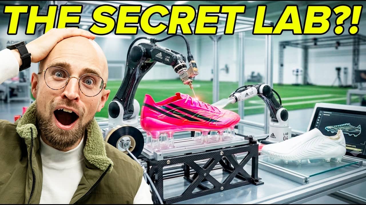 I went inside adidas' SECRET innovation lab!