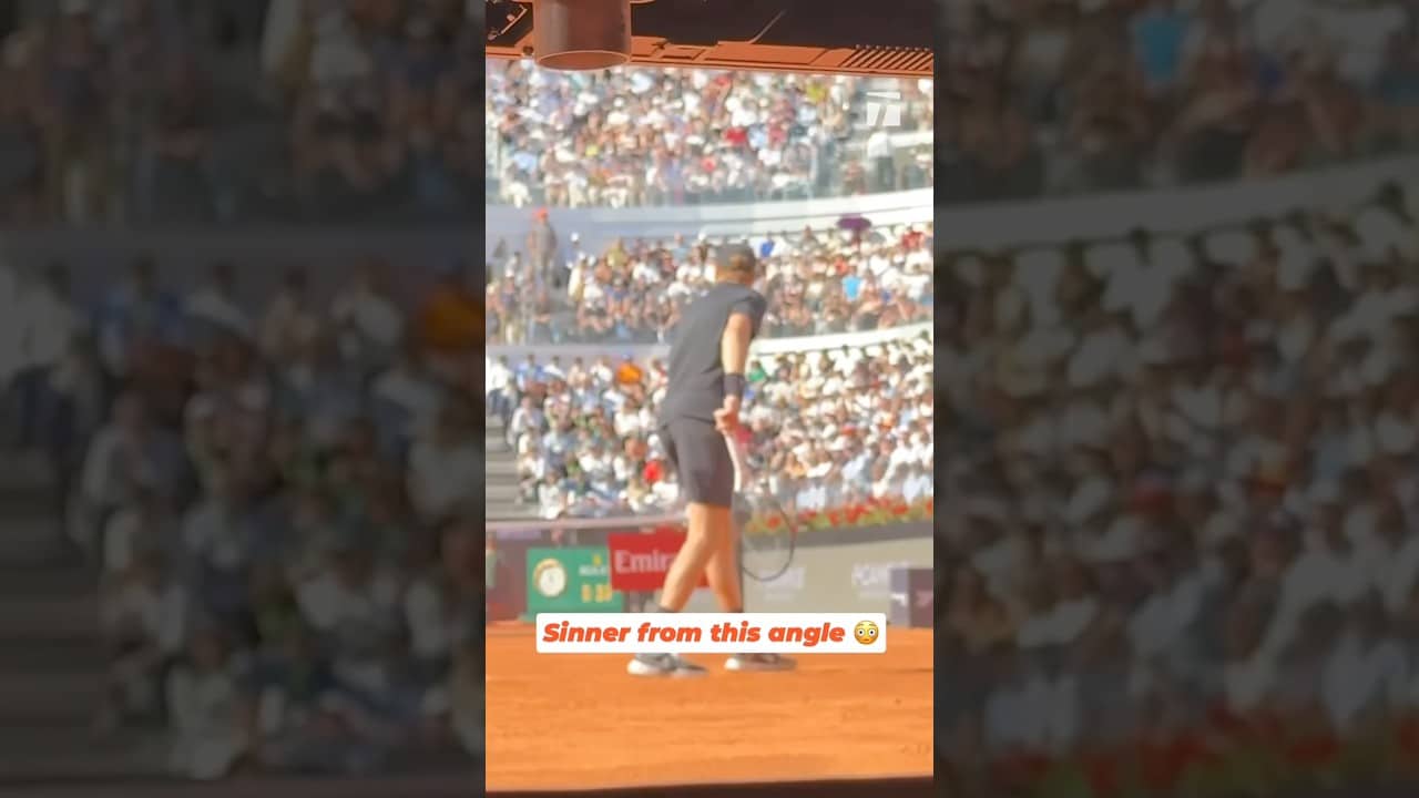 Jannik looking clean out there ๐ฅ #sinner #rome #tennis #janniksinner #clean