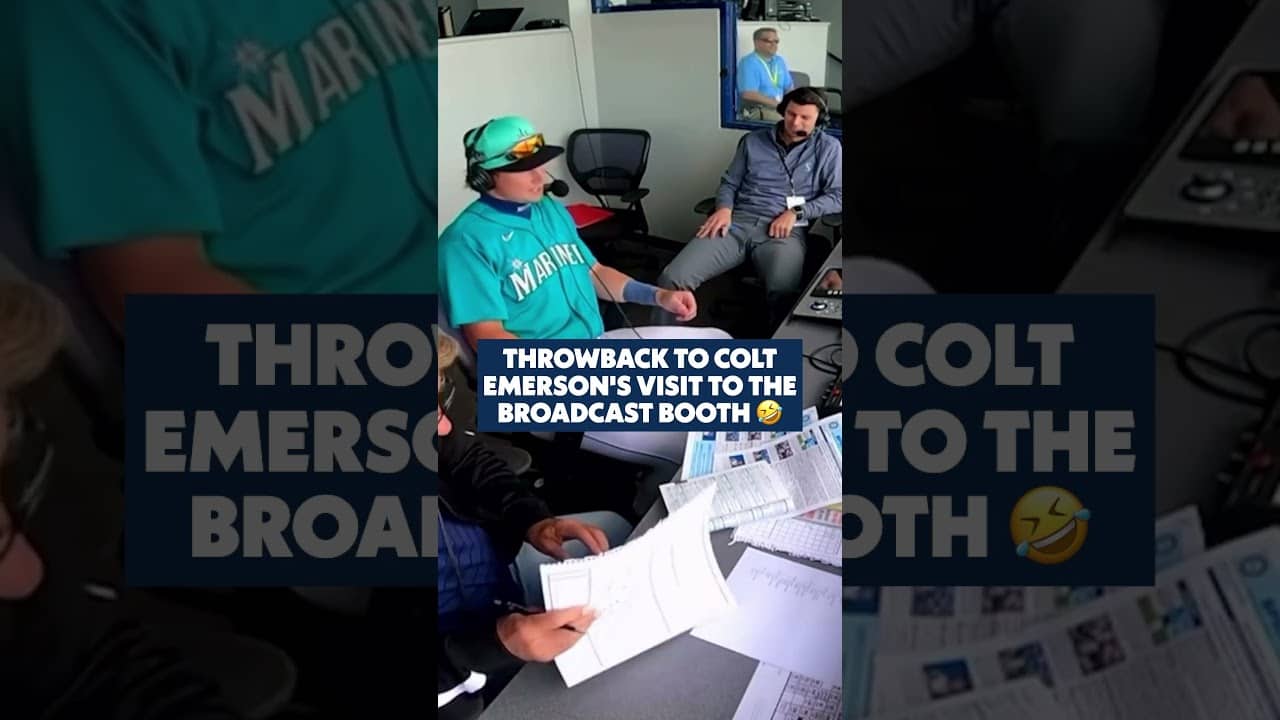 when colt emerson joined the broadcast booth 🤣
