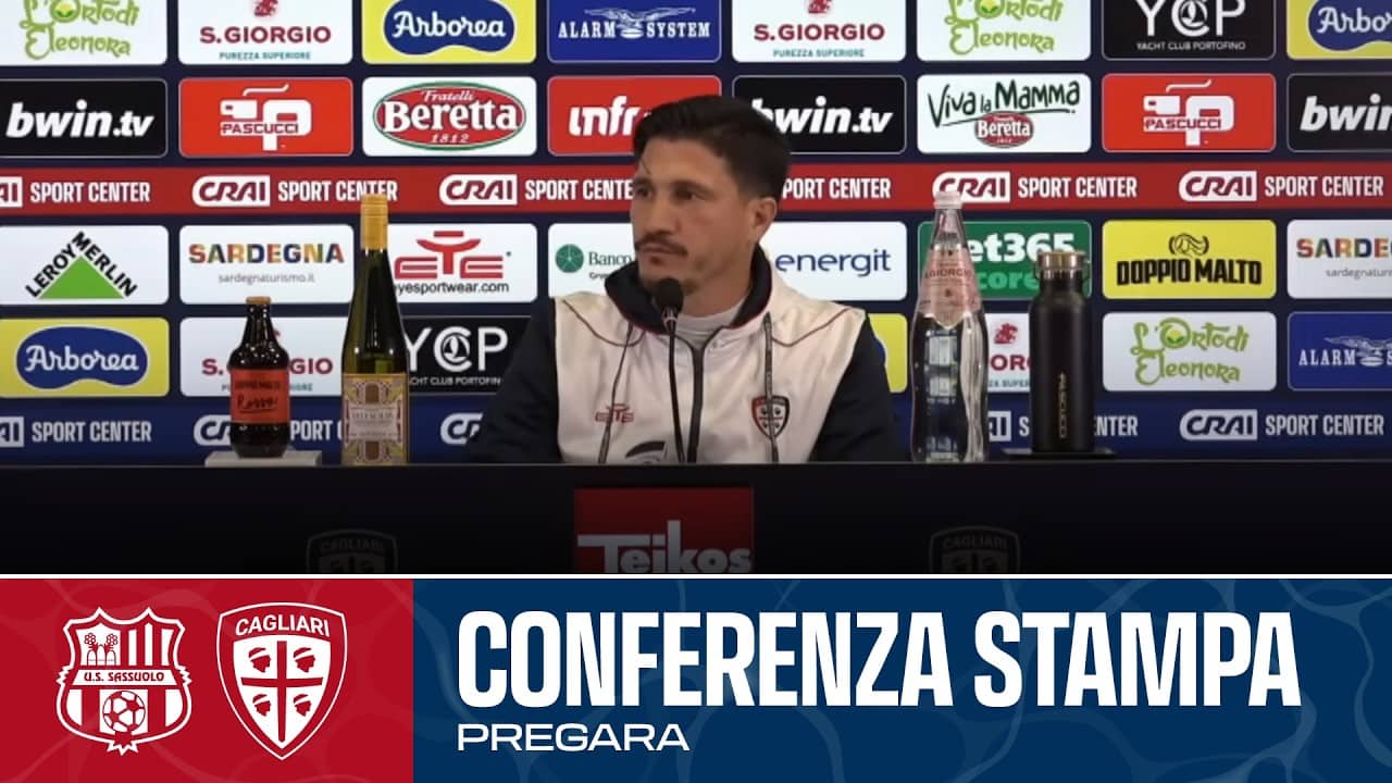 SERIE A ENILIVE | MISTER PISACANE IN CONFERENZA STAMPA | SASSUOLO - CAGLIARI