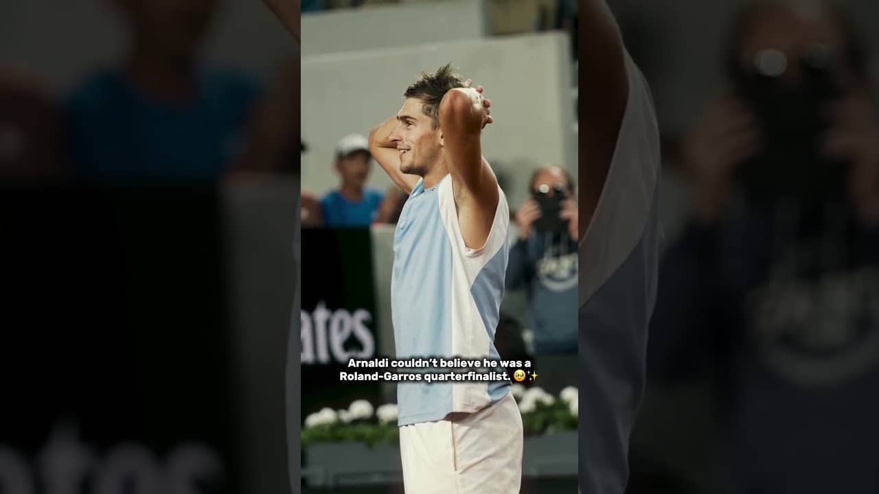 He made it ✨🇮🇹 #rolandgarros