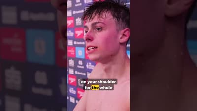 Filip Nowacki reacts to his 200m Breaststroke British Title (2:08.54) 👑
