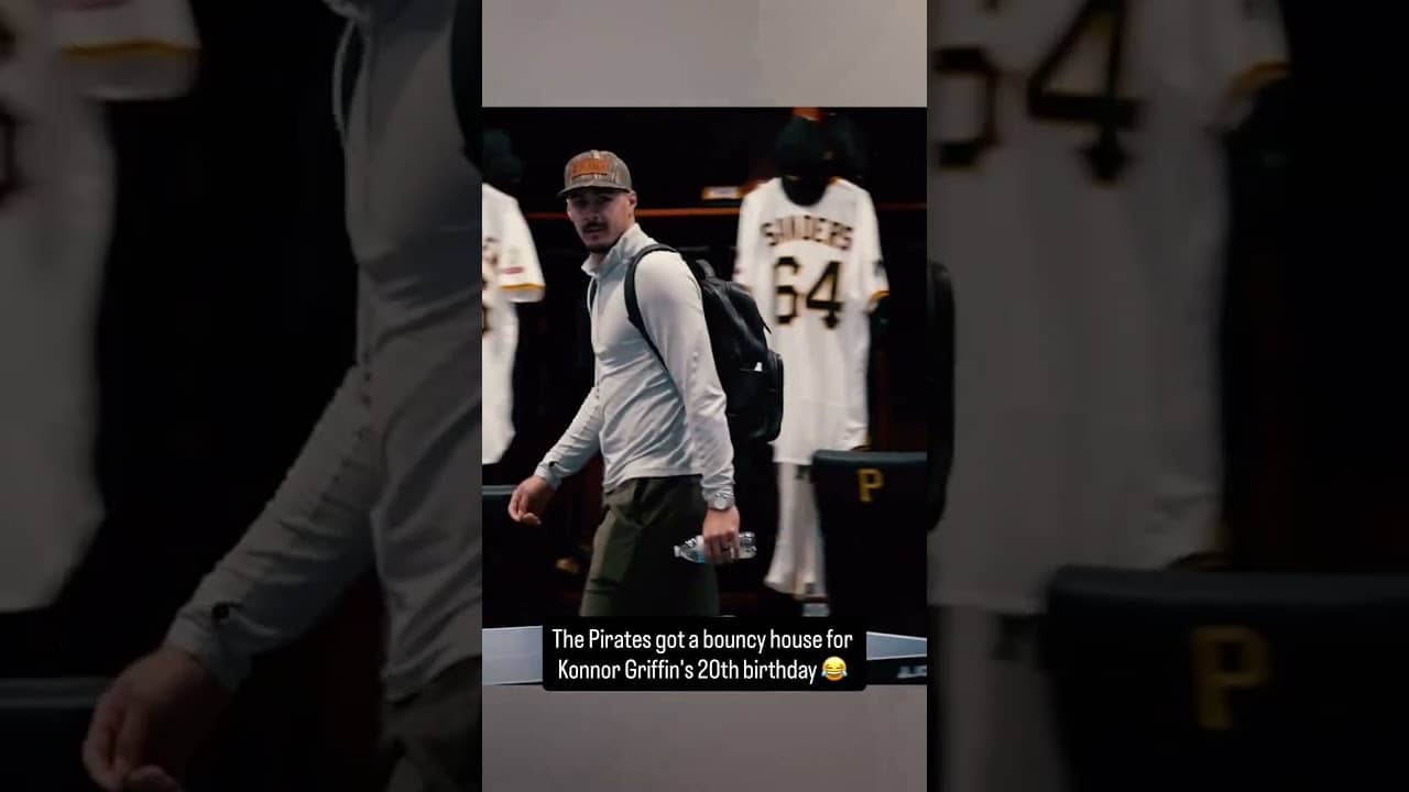 The Pirates' suprise for Konnor Griffin π (via pirates/TT)