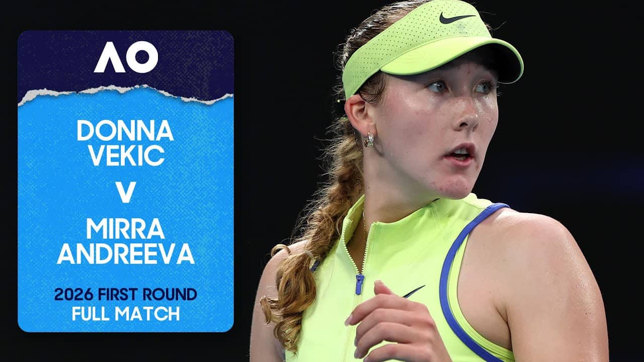 Donna Vekic v Mirra Andreeva Full Match | Australian Open 2026 First Round
