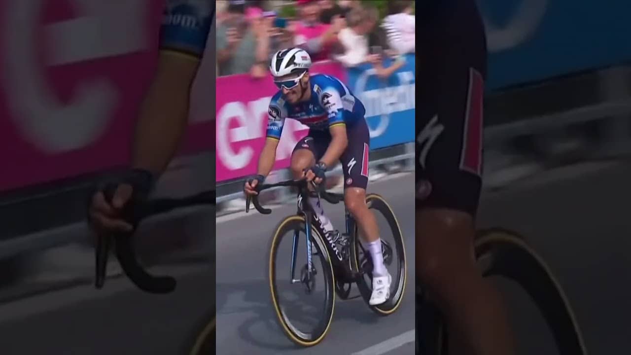 When Julian Alaphilippe won Stage 12 of the Giro in 2024 to complete the Grand Tour trilogy 🙌🇮🇹