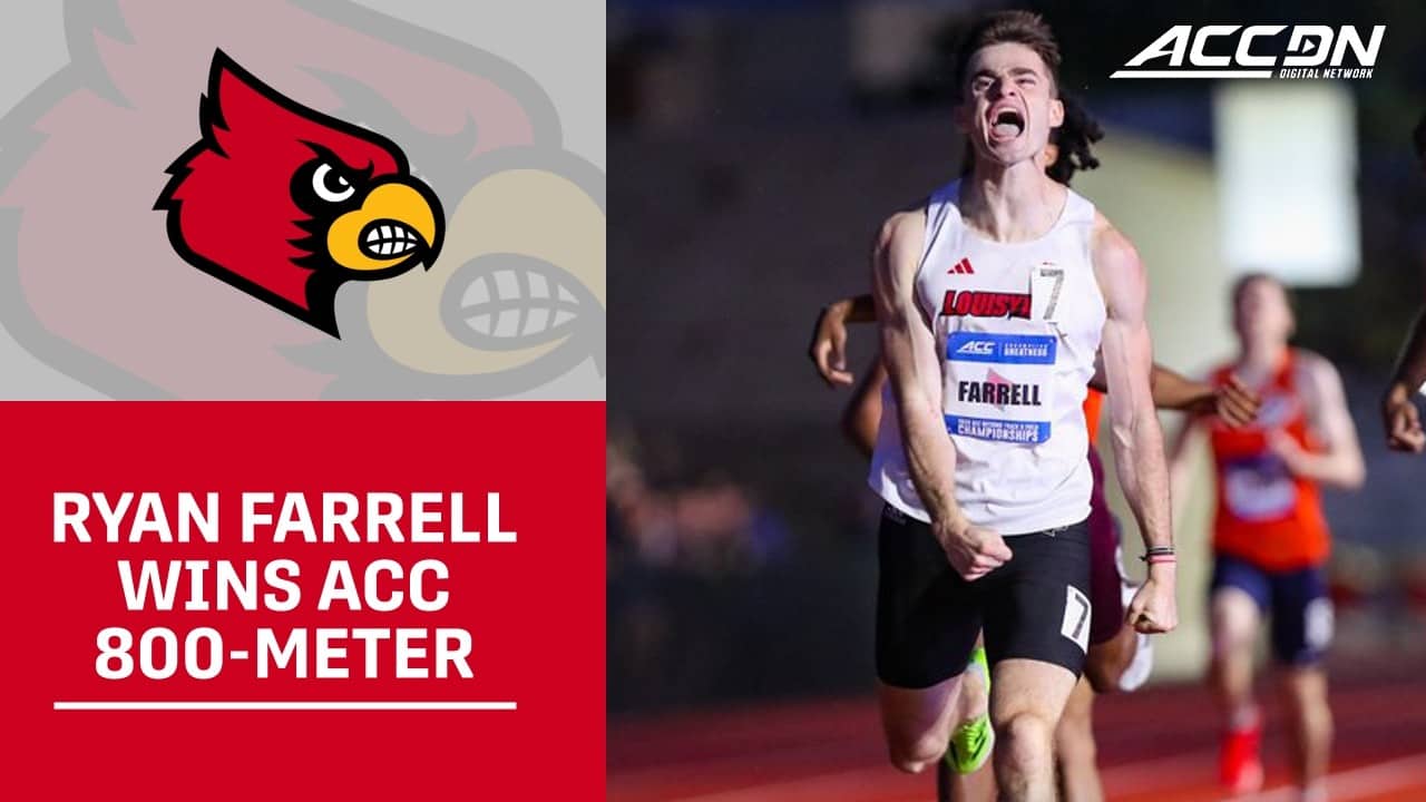 Louisville's Ryan Farrell Wins ACC 800-meter Title