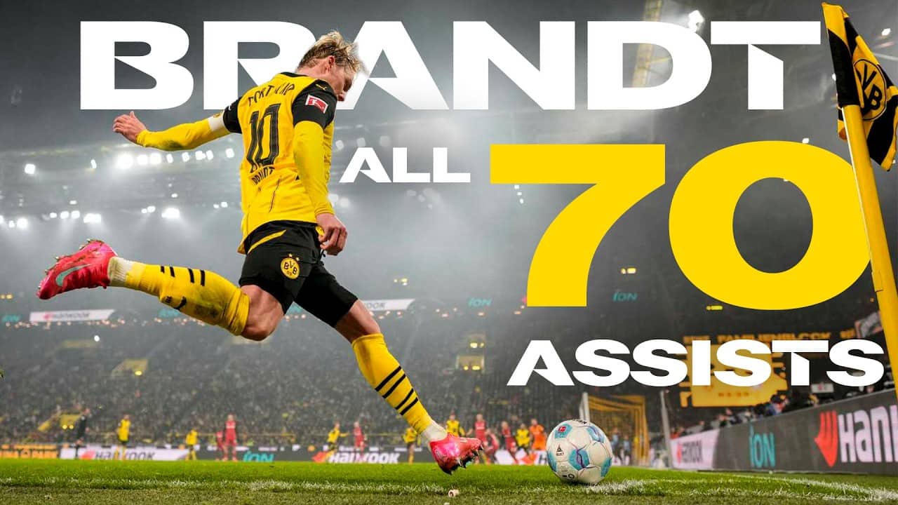 ๐ฎโ๐จ ALL 70 Assists by Julian Brandt in a BVB shirt ๐ฅ