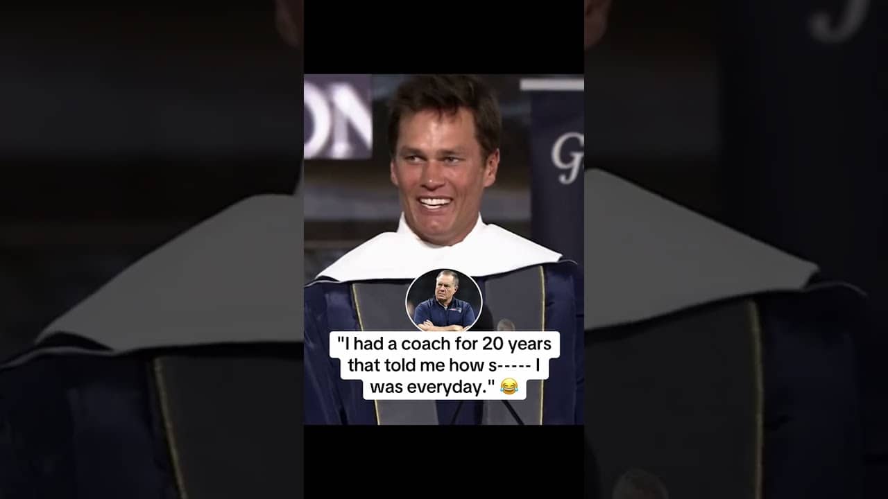 Tom Brady is too funny for this š (via @georgetownu/TT)