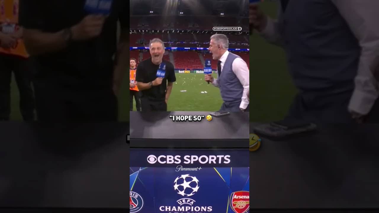 Luis Enrique's response is too good π€£π #UCLToday #UCLFinal #PSG
