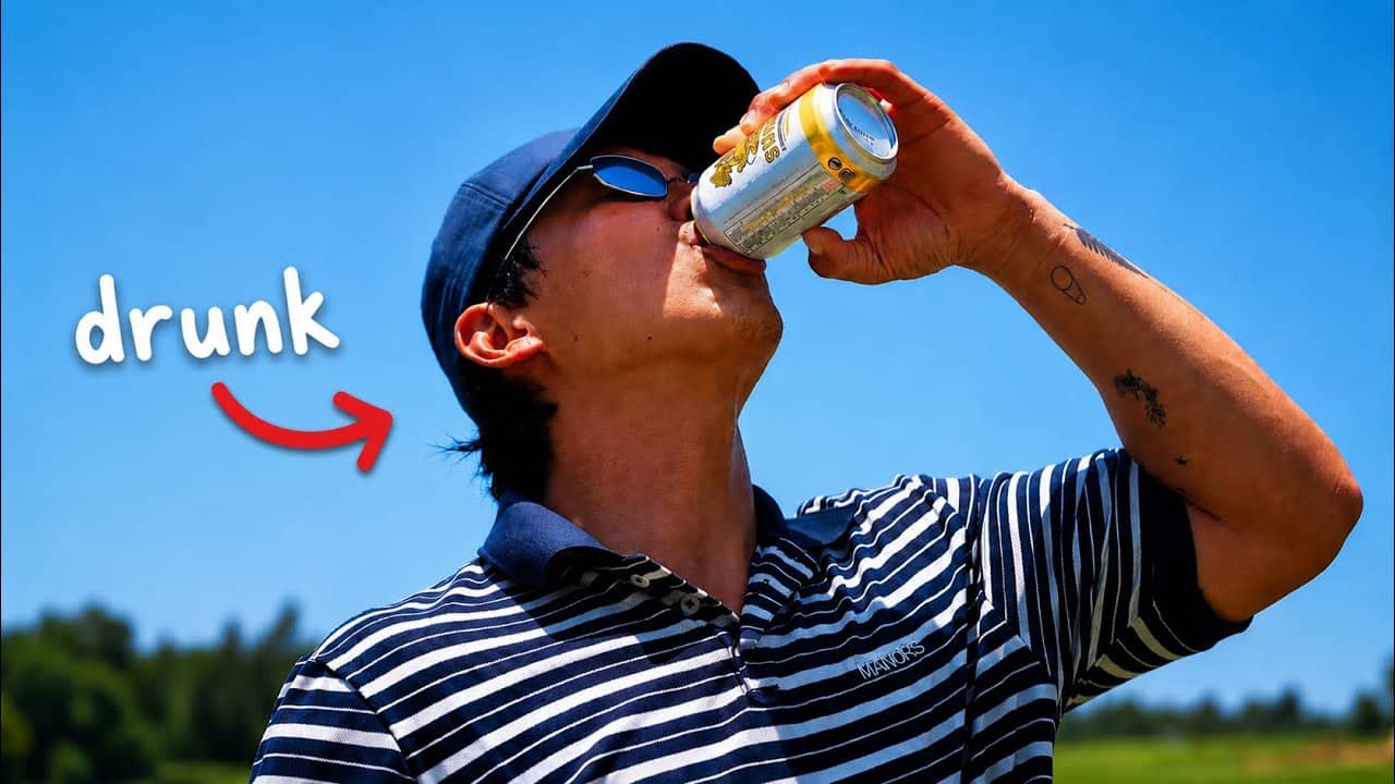 Lose the hole = beer chug