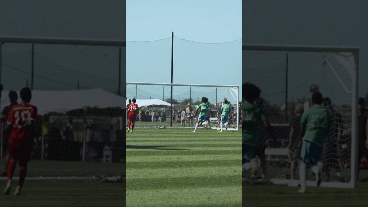 Free kick solidifies Sounders U-15's 4-0 win over Bayern Munich! #football #highlights #soccer #mls