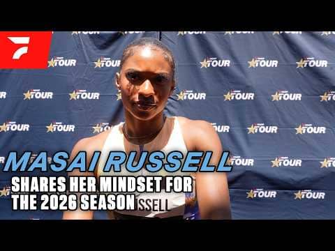 Masai Russell Talks Mindset After Running 12.26 In The 100m Hurdles | 2026 USATF LA Grand Prix
