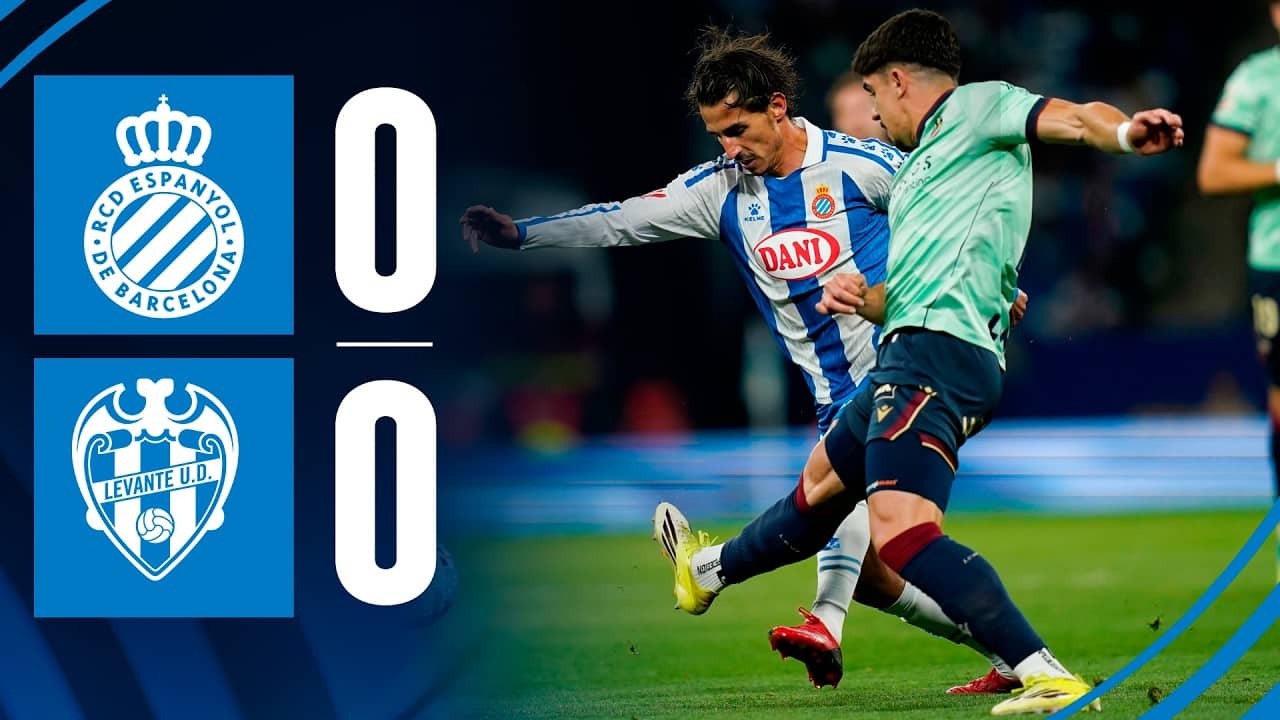⚽ RESUM J34 Espanyol 0-0 Levante #LaLigaHighlights