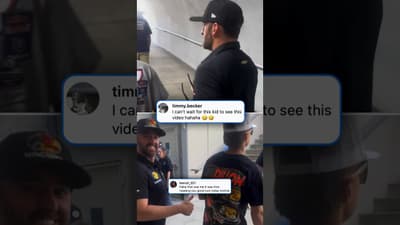 Austin Dillon gave this fan a moment to remember 😂