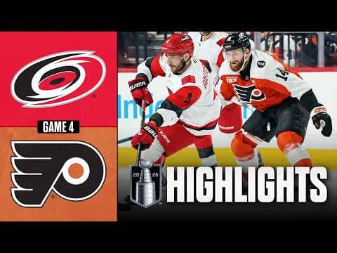NHL Playoff Highlights | Hurricanes vs. Flyers | Game 4 | May 9, 2026