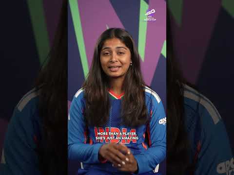 Indian players are in awe of captain Harmanpreet Kaur, who's set to play her 10th #T20WorldCup 😲