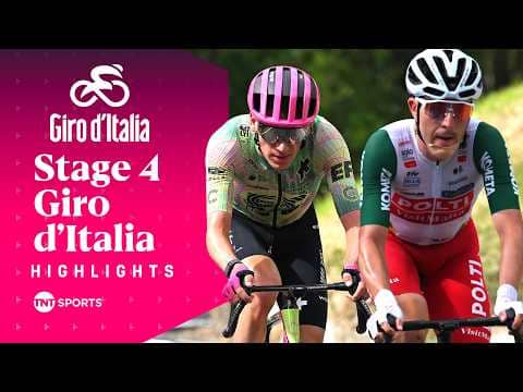 MOVISTAR CRANK UP THE PACE ๐ฅ | 2026 Men's Giro d'Italia Stage 4 Race Highlights | TNT Sports Cycling