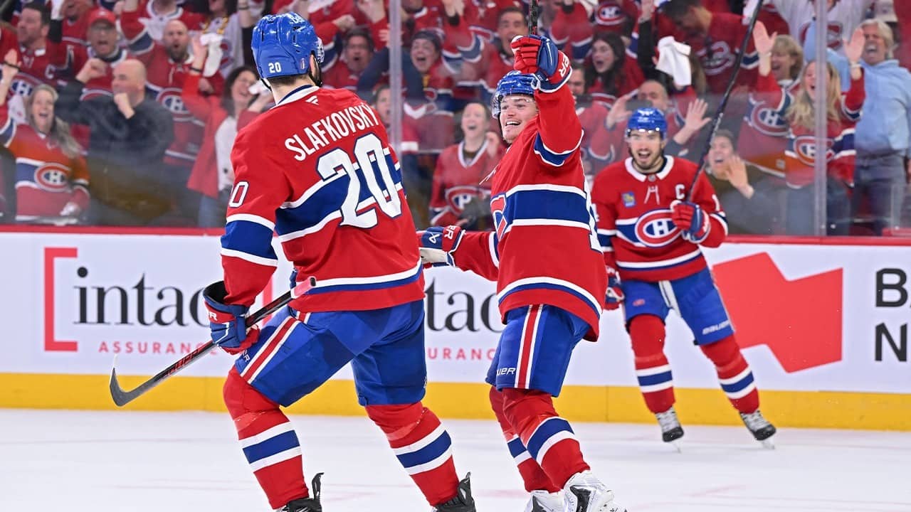 GOAL CAUFIELD! Montreal takes the lead off a DOMINANT power play!