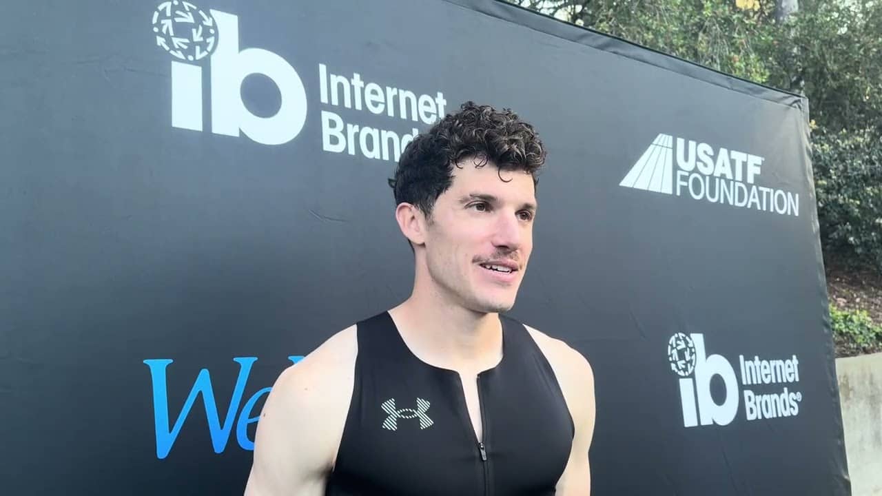 Vincent Ciattei wins Sound Running LA Track Fest 1500m