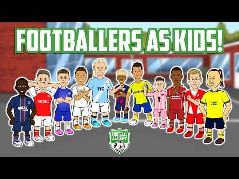 FOOTBALLERS AS KIDS😂 The Football Academy Episode 1