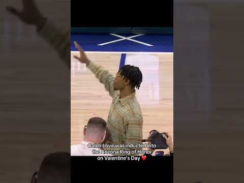 Fitting for Caleb Love at Arizona π