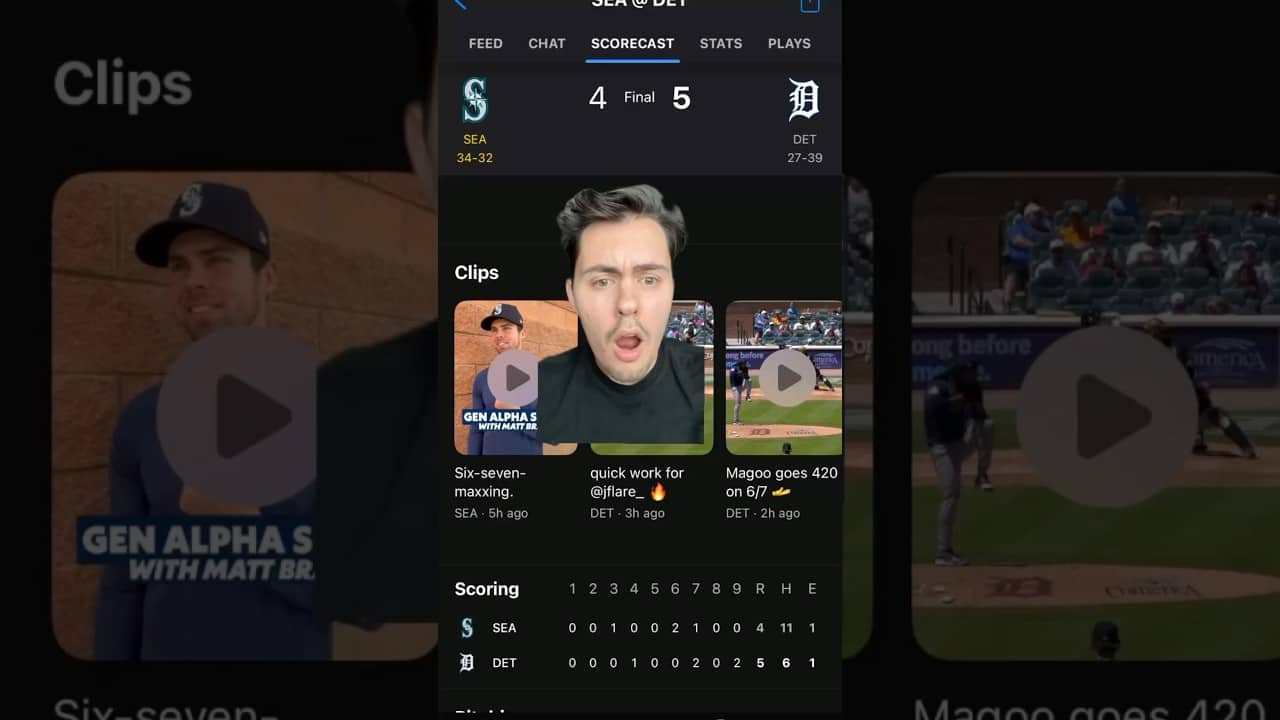 WHAT A TERRIBLE LOSS FOR THE MARINERS…..