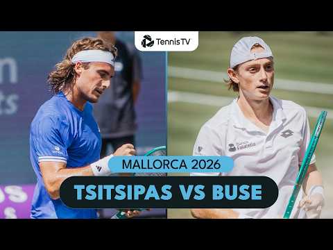 Ignacio Buse π΅πͺ Battles Stefanos Tsitsipas π¬π· | Mallorca 2026 Highlights