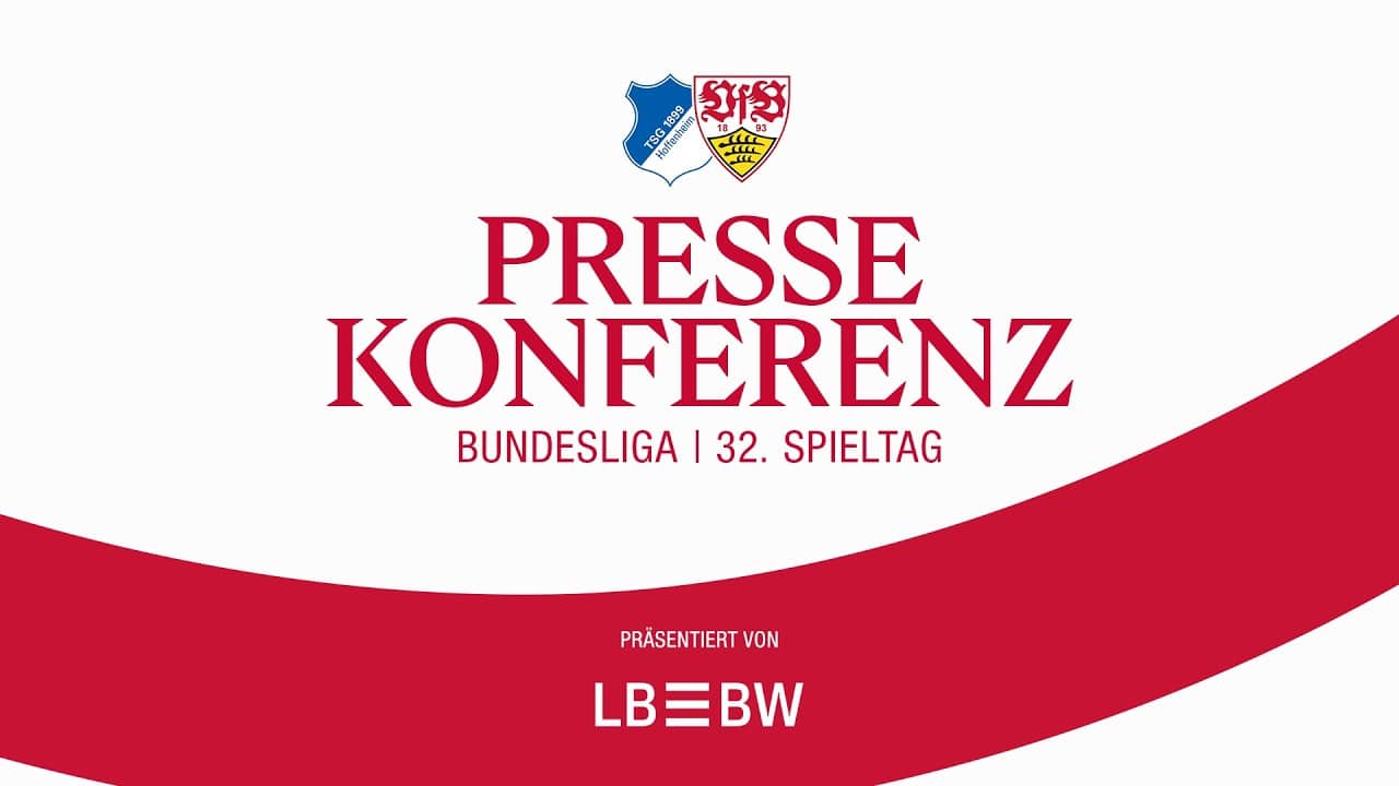 LIVE Pressekonferenz: TSG Hoffenheim - VfB Stuttgart | Bundesliga