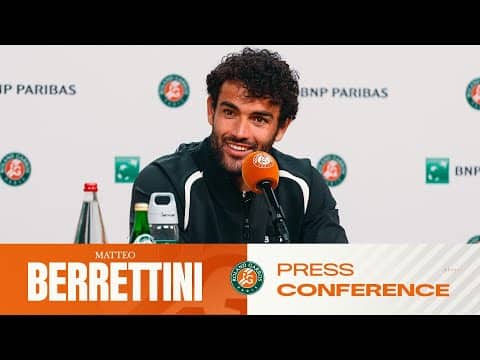 Matteo Berrettini | Round 4 Press Conference | Roland-Garros 2026