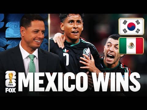 Mexico WINS Group A | Javier Hernández REACTS to Mexico Advancing to Round of 32