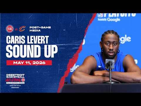Round 2 Game 4: Post-Game Press Conference: Caris LeVert | Pistons vs. Cavs | 05.11.26