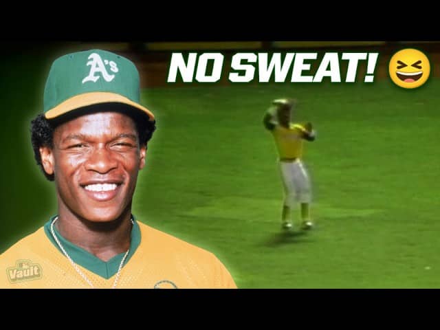 Rickey Henderson's 'snap catch' seals a no-hitter! | (Mike Warren - OAK vs. CWS, Sept. 29, 1983)