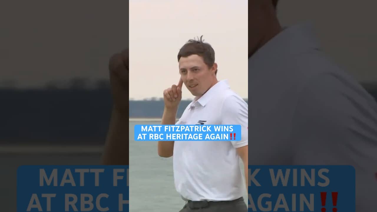 A dramatic playoff win for Matt Fitzpatrick! ππ