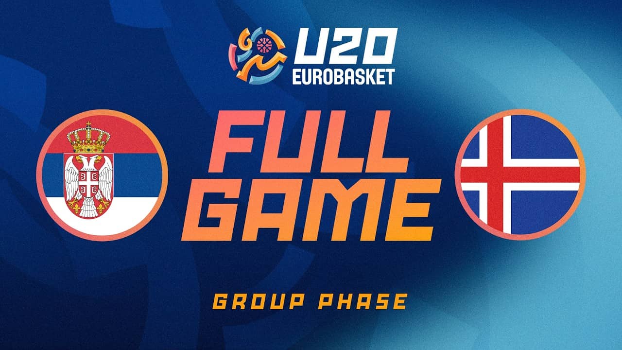 Group Phase | Serbia v Iceland | Full Basketball Game | FIBA U20 Women's EuroBasket 2026