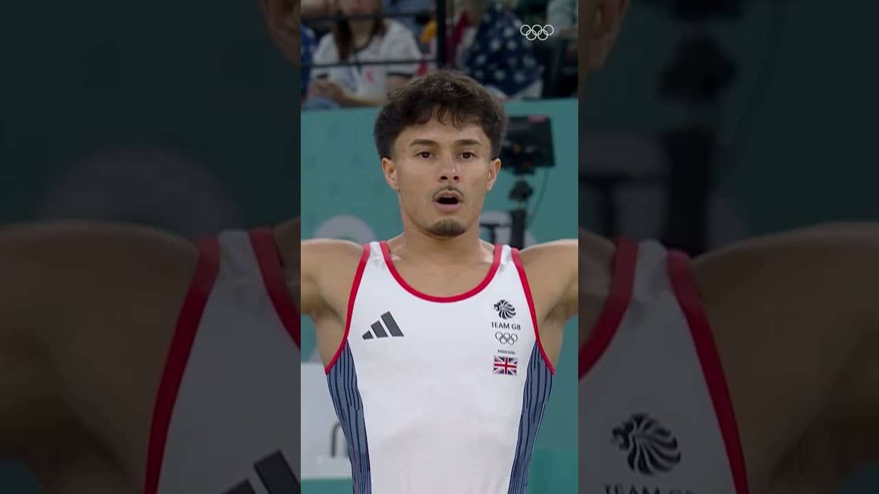 Jake Jarman captured a brilliant Olympic bronze in the men's floor exercise final!๐ฅ #Paris2024