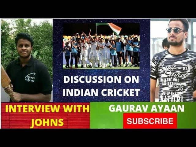 Interview with Johns | Indian Cricket Discussion|WTC Final and many more