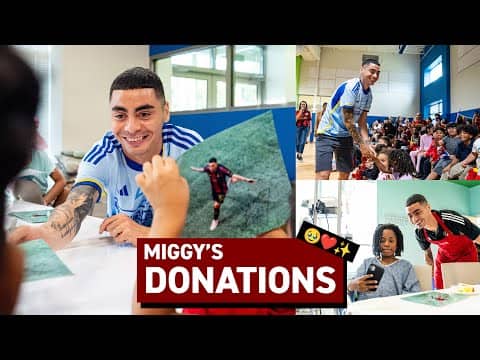 Miguel Almirón makes his mark on the Atlanta Community with incredible donations 🥹
