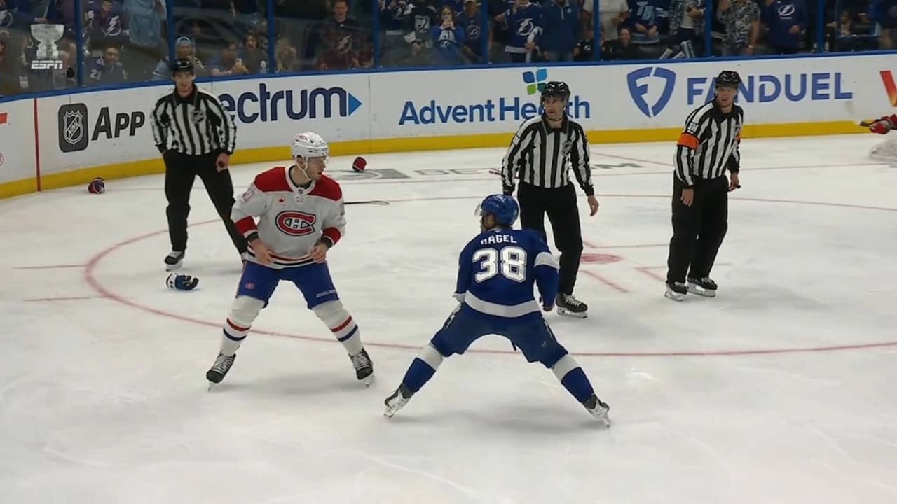 Brandon Hagel Drops The Gloves With Juraj Slafkovsky
