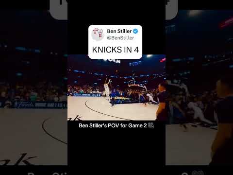 Ben Stiller is all in on this Knicks championship run π (via @BenStiller/X)