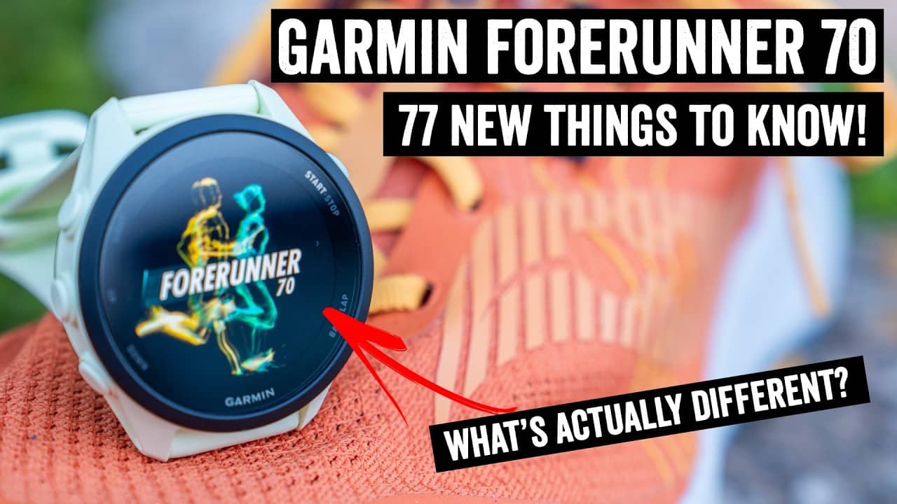 Garmin Forerunner 70: Here's 77 New Things To Know!