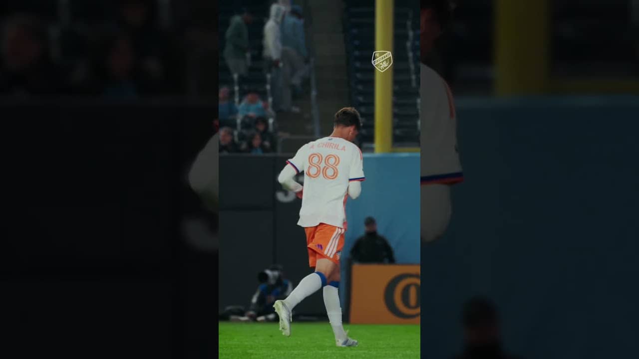 A banger from outside the box for his first MLS Goal! ☄️