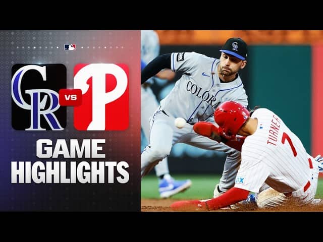 Rockies vs. Phillies Game Highlights (5/9/26) | MLB Highlights